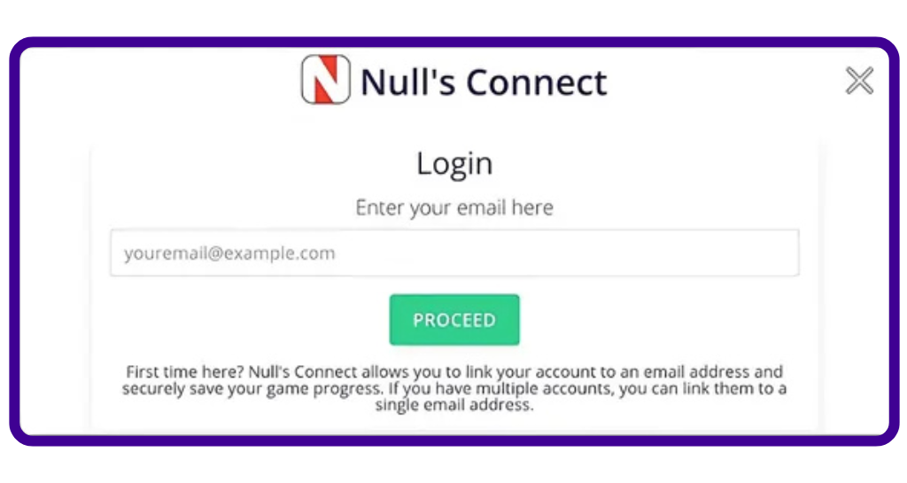 Setting Up Null's Connect